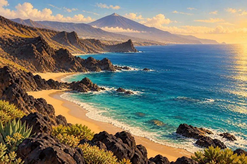 Illustrazione AI di Tenerife